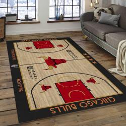 NBA Chicago Bulls Basketball Legend Team Logo Rectangle Area CB53