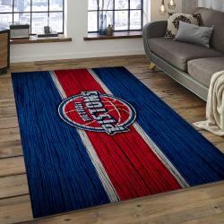 NBA Detroit Pistons Basketball Legend Team Logo Rectangle Area DP01