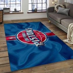 NBA Detroit Pistons Basketball Legend Team Logo Rectangle Area DP05