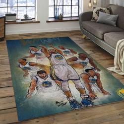 NBA Golden State Warriors Basketball Legend Team Logo Rectangle Area GSW51
