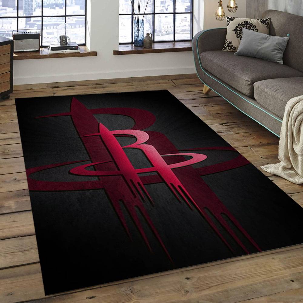 NBA Houston Rockets Basketball Legend Team Logo Rectangle Area HR06