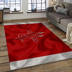 NBA Houston Rockets Basketball Legend Team Logo Rectangle Area HR12