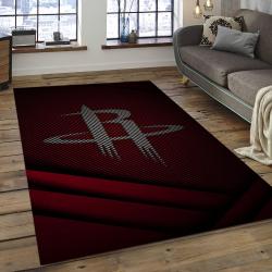 NBA Houston Rockets Basketball Legend Team Logo Rectangle Area HR18