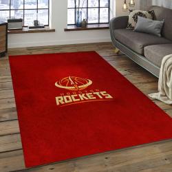 NBA Houston Rockets Basketball Legend Team Logo Rectangle Area HR19