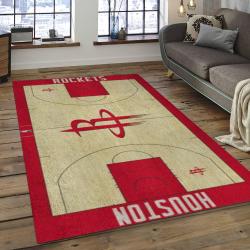 NBA Houston Rockets Basketball Legend Team Logo Rectangle Area HR20