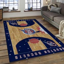 NBA Houston Rockets Basketball Legend Team Logo Rectangle Area HR23