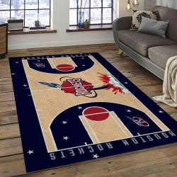 NBA Houston Rockets Basketball Legend Team Logo Rectangle Area HR24