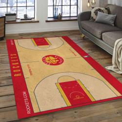 NBA Houston Rockets Basketball Legend Team Logo Rectangle Area HR26