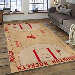 NBA Houston Rockets Basketball Legend Team Logo Rectangle Area HR27