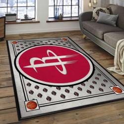 NBA Houston Rockets Basketball Legend Team Logo Rectangle Area HR28