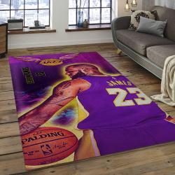 NBA Los Angeles Lakers Basketball Legend Team Logo Rectangle Area LAL37