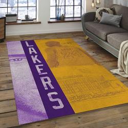 NBA Los Angeles Lakers Basketball Legend Team Logo Rectangle Area LAL38