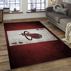 NBA Miami Heat Basketball Legend Team Logo Rectangle Area MH16