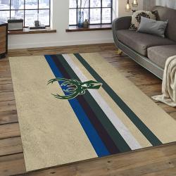 NBA Milwaukee Bucks Basketball Legend Team Logo Rectangle Area MBS08
