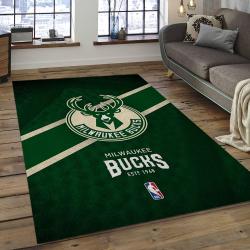 NBA Milwaukee Bucks Basketball Legend Team Logo Rectangle Area MBS14
