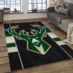 NBA Milwaukee Bucks Basketball Legend Team Logo Rectangle Area MBS15