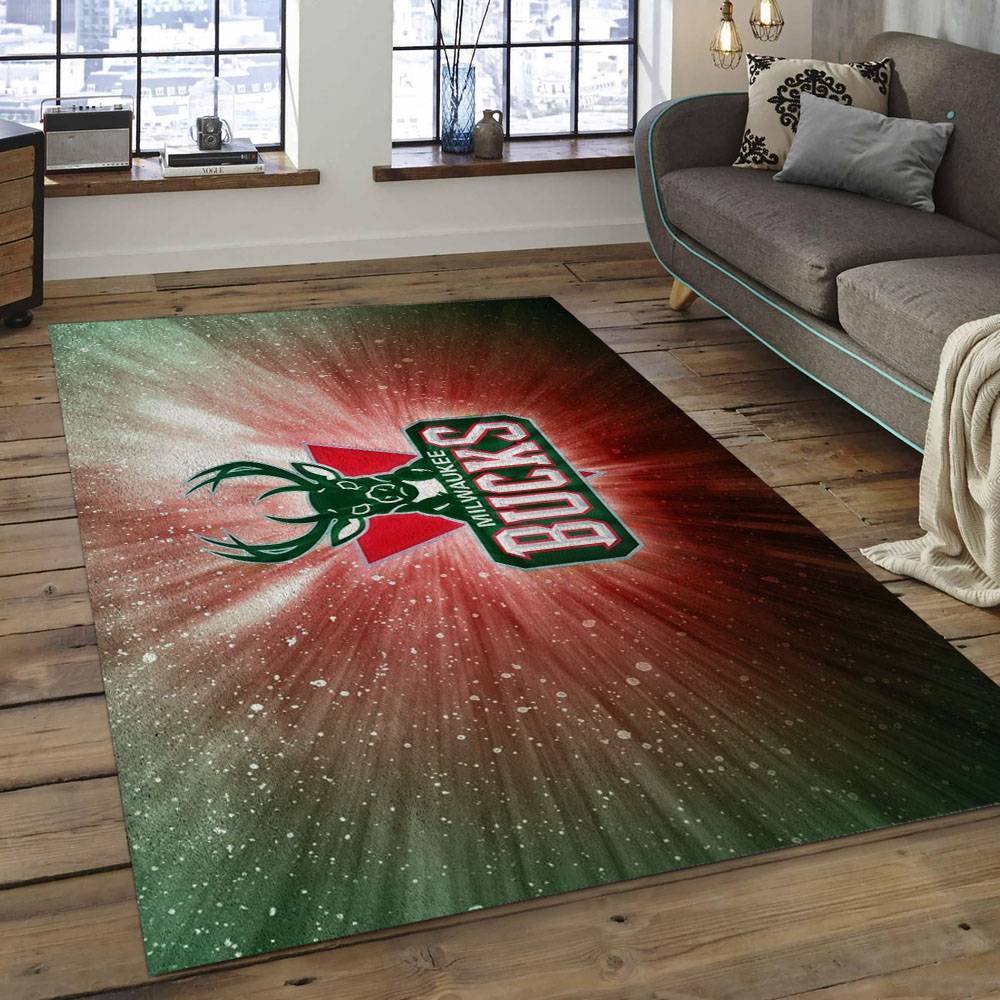 NBA Milwaukee Bucks Basketball Legend Team Logo Rectangle Area MBS20