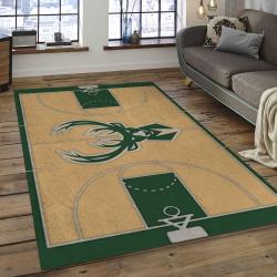 NBA Milwaukee Bucks Basketball Legend Team Logo Rectangle Area MBS30