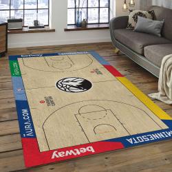 NBA Minnesota Timberwolves Basketball Legend Team Logo Rectangle Area MT36
