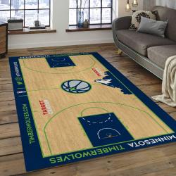 NBA Minnesota Timberwolves Basketball Legend Team Logo Rectangle Area MT37