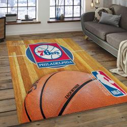 NBA Philadelphia 76ers Basketball Legend Team Logo Rectangle Area P7609