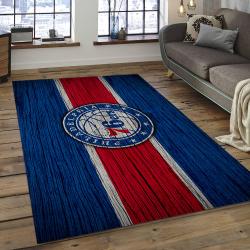 NBA Philadelphia 76ers Basketball Legend Team Logo Rectangle Area P7612