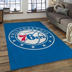 NBA Philadelphia 76ers Basketball Legend Team Logo Rectangle Area P7613