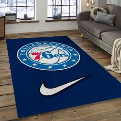 NBA Philadelphia 76ers Basketball Legend Team Logo Rectangle Area P7643