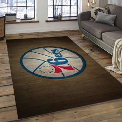 NBA Philadelphia 76ers Basketball Legend Team Logo Rectangle Area P7646