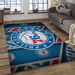 NBA Philadelphia 76ers Basketball Legend Team Logo Rectangle Area P7653
