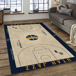 NBA Utah Jazz Basketball Legend Team Logo Rectangle Area UJ17