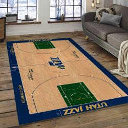 NBA Utah Jazz Basketball Legend Team Logo Rectangle Area UJ18