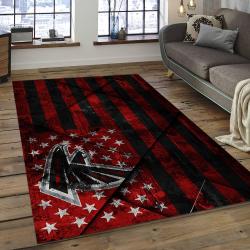 NFL Atlanta Falcons Football Team Logo Rectangle Area Rug AF04