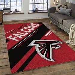 NFL Atlanta Falcons Football Team Logo Rectangle Area Rug AF08