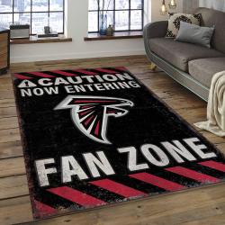 NFL Atlanta Falcons Football Team Logo Rectangle Area Rug AF10
