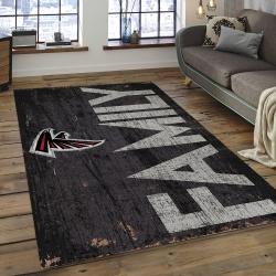 NFL Atlanta Falcons Football Team Logo Rectangle Area Rug AF14