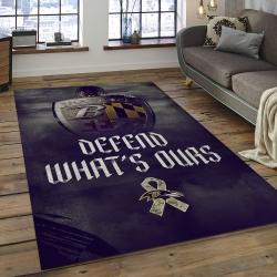 NFL Baltimore Ravens Arena Football Team Logo Rectangle Area Rug BRV32