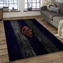 NFL Baltimore Ravens Honor Football Team Logo Rectangle Area Rug BRV20