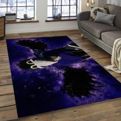 NFL Baltimore Ravens Majestic Football Team Logo Rectangle Area Rug BRV07