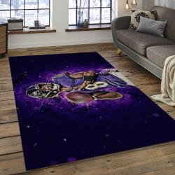 NFL Baltimore Ravens Striking Football Team Logo Rectangle Area Rug BRV01