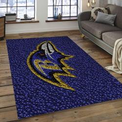 NFL Baltimore Ravens Strong Football Team Logo Rectangle Area Rug BRV33