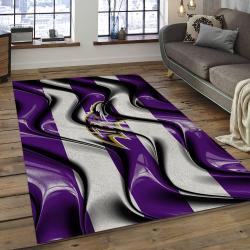 NFL Baltimore Ravens Vibrant Football Team Logo Rectangle Area Rug BRV05