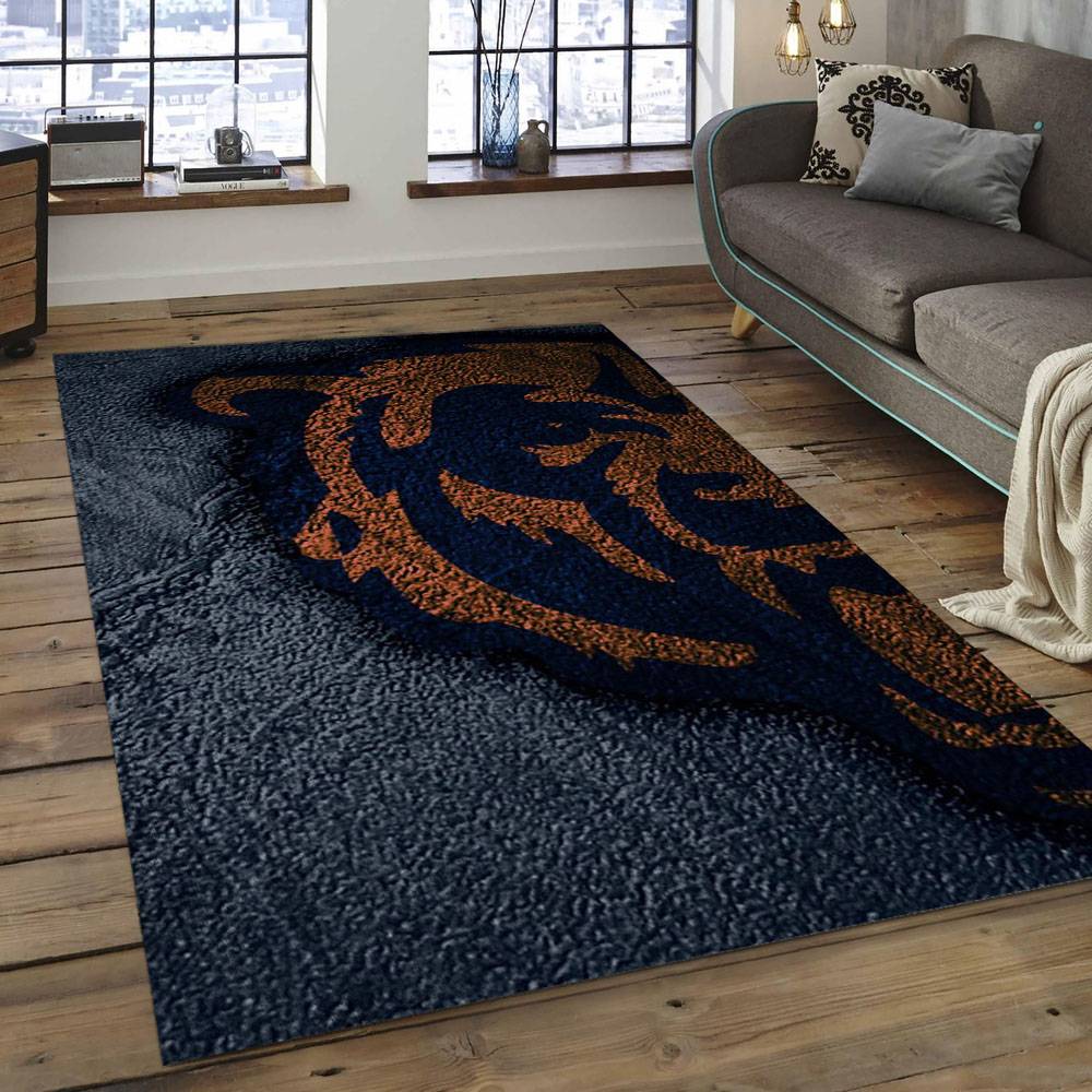 NFL Chicago Bears Football Team Logo Rectangle Area Rug CGB02