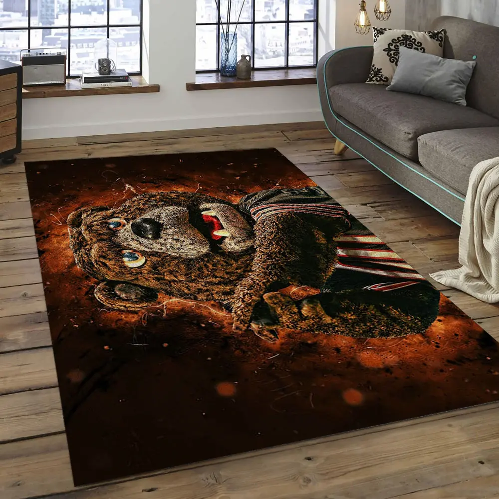 NFL Chicago Bears Football Team Logo Rectangle Area Rug CGB08