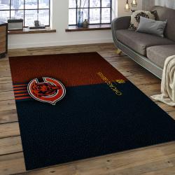 NFL Chicago Bears Football Team Logo Rectangle Area Rug CGB21