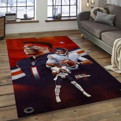 NFL Chicago Bears Football Team Logo Rectangle Area Rug CGB22