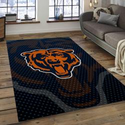 NFL Chicago Bears Football Team Logo Rectangle Area Rug CGB26