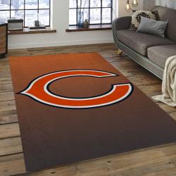NFL Chicago Bears Football Team Logo Rectangle Area Rug CGB31