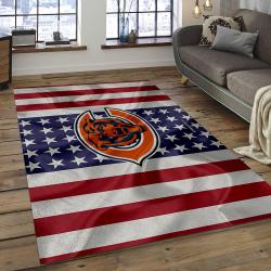 NFL Chicago Bears Football Team Logo Rectangle Area Rug CGB34