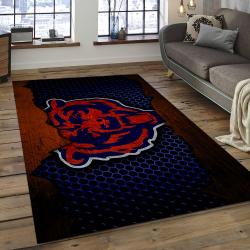 NFL Chicago Bears Football Team Logo Rectangle Area Rug CGB37
